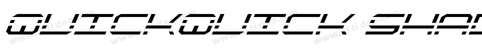 QuickQuick Shadow字体转换